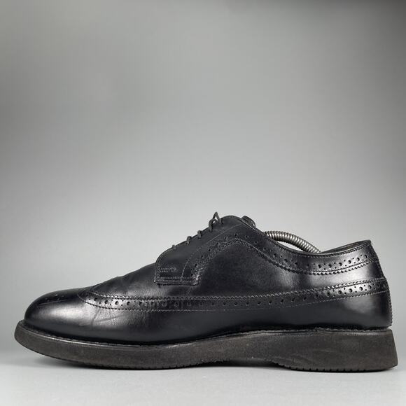 Allen Edmonds 6011 Mens Size 10.5 D Black Brogue Derby Leather Dress Shoe Casual main image 7